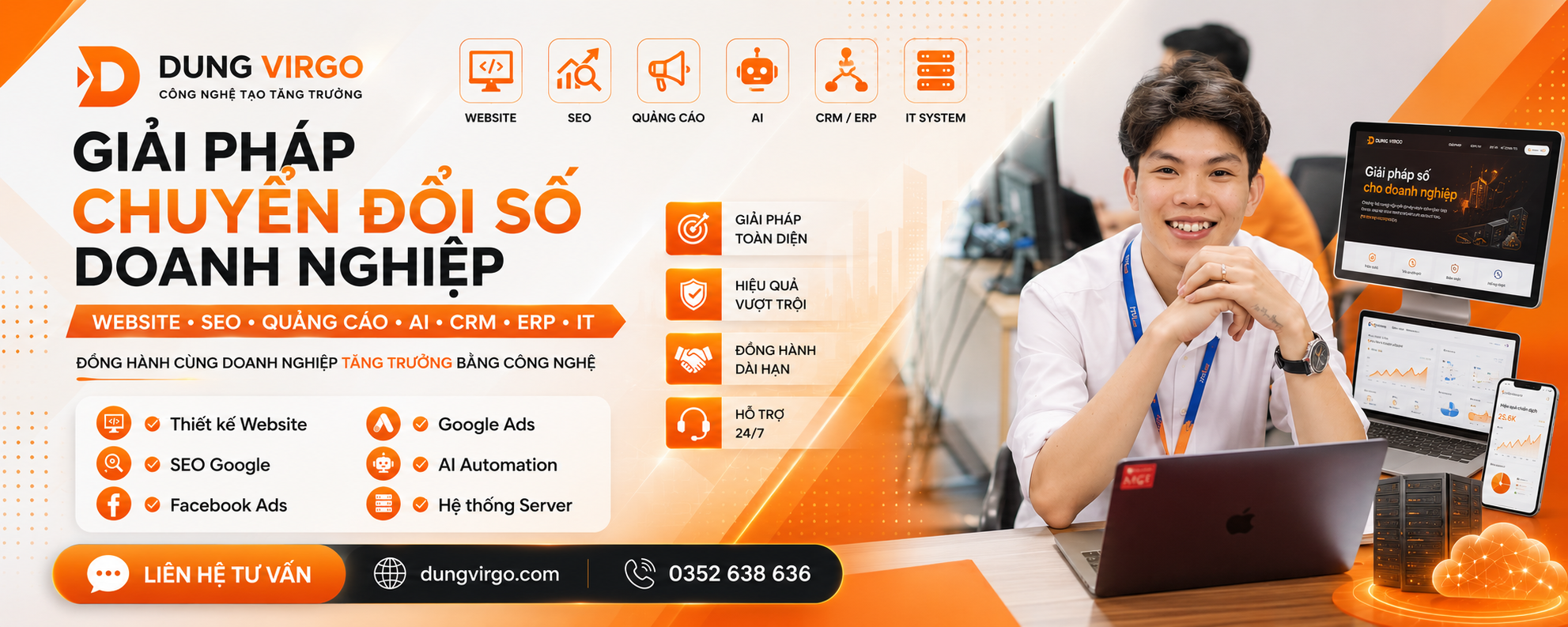 Ảnh xem trước Dũng Virgo - Chuyên Gia Tư Vấn Chuyển Đổi Số | Doanh Nghiệp & Hộ Kinh Doanh