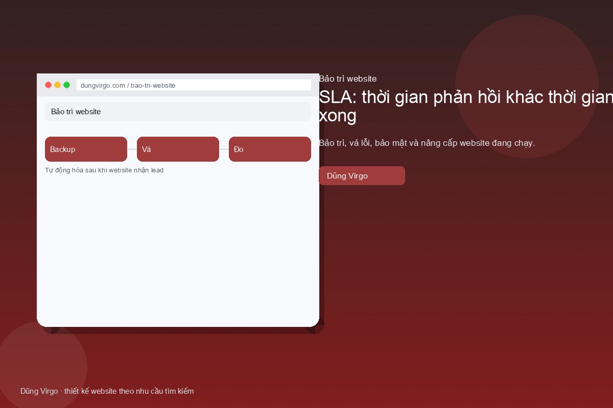 Việc quý: rà quyền, plugin chết, nội dung gãy — bảo trì website