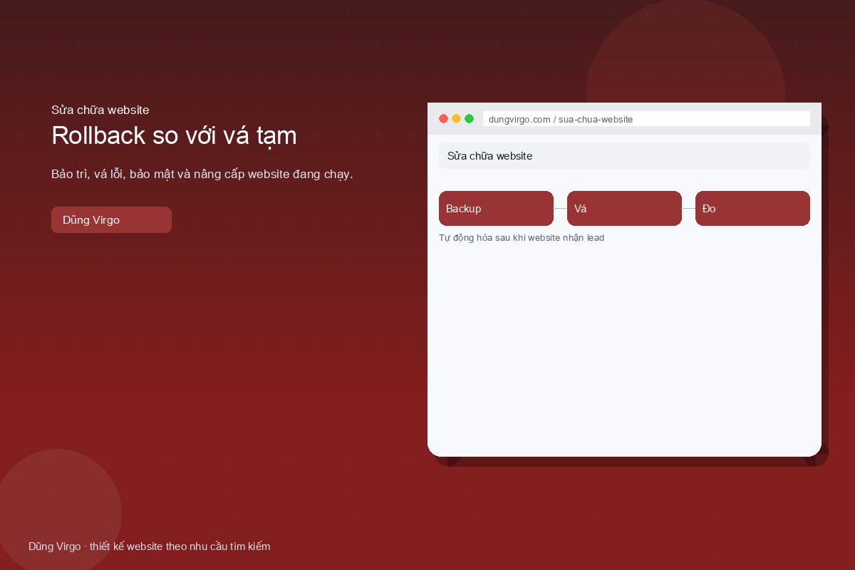 Vỡ giao diện sau cập nhật theme — sửa chữa website