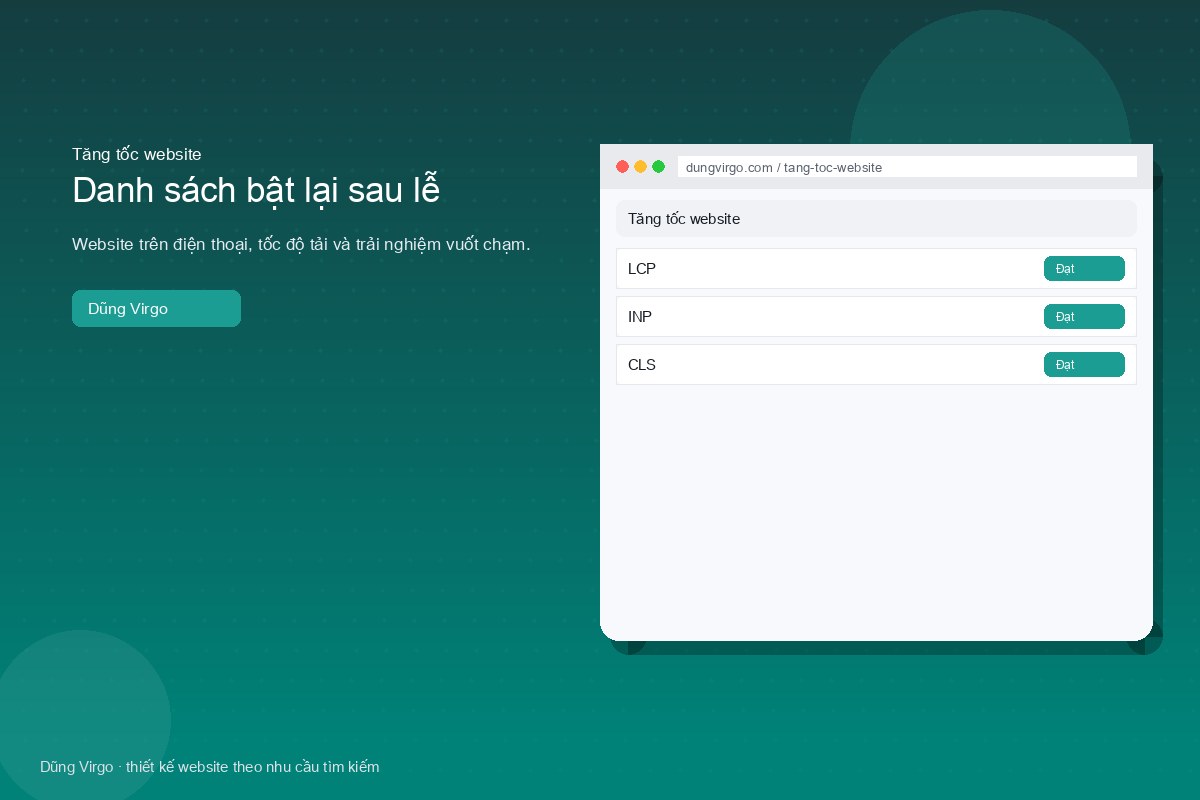 Việc không làm trong tuần sale: đổi framework — tăng tốc website