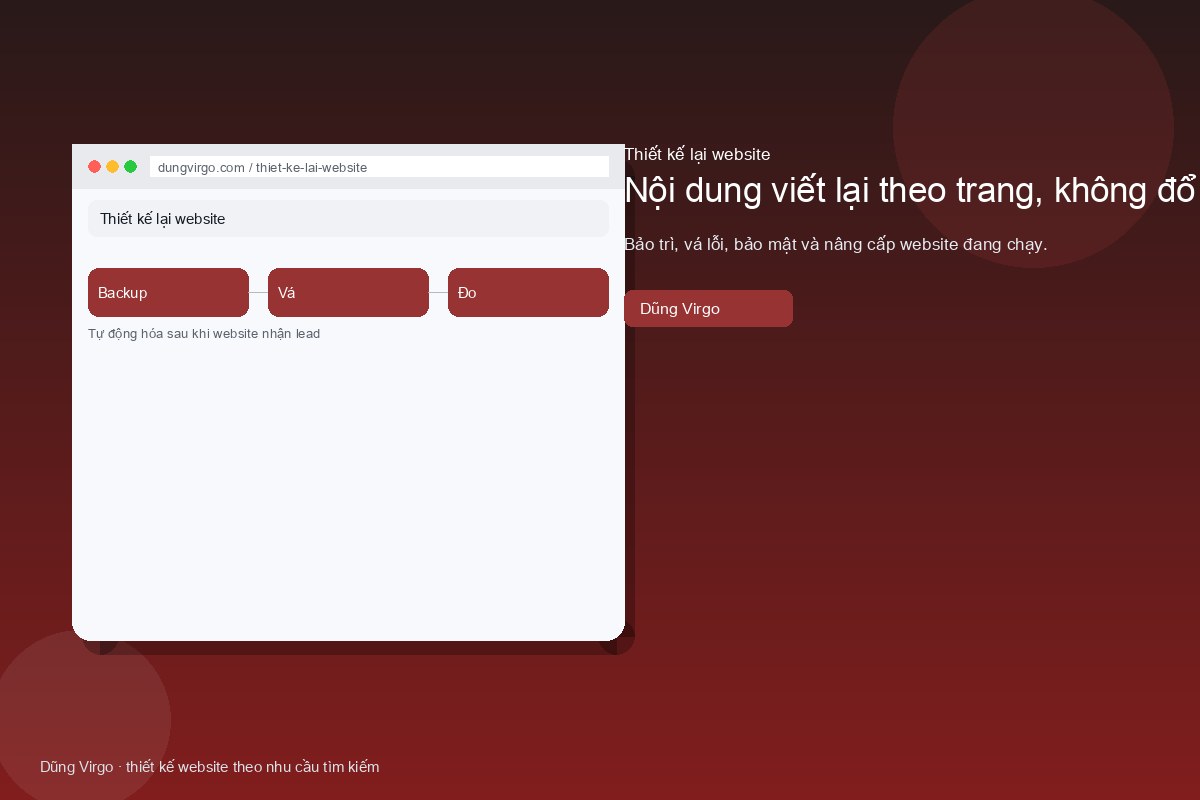 Hệ thống nhận diện: gì giữ, gì bỏ — thiết kế lại website