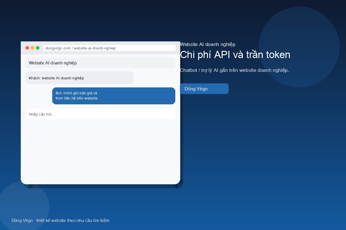 Người duyệt đầu ra khách thấy — website AI doanh nghiệp