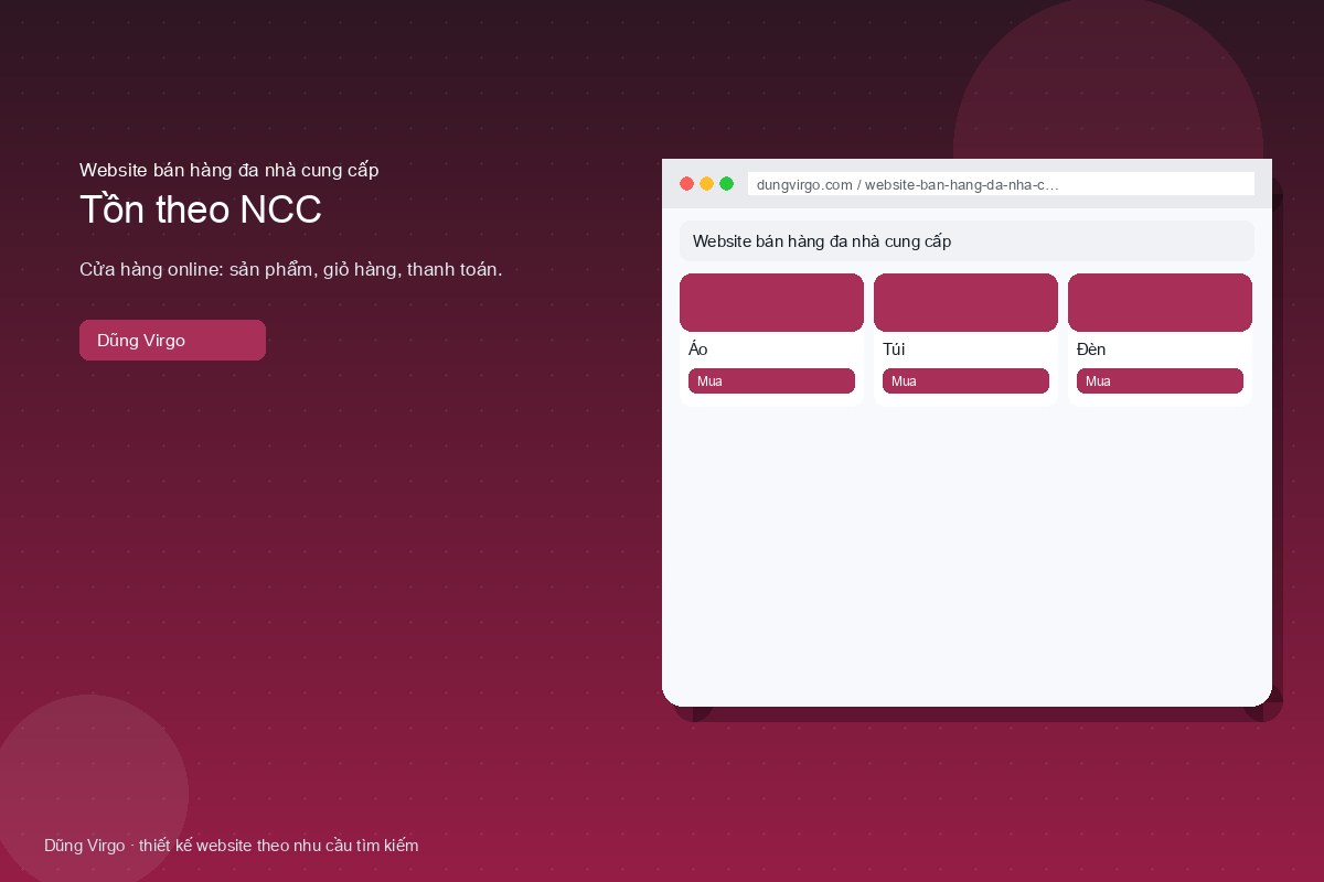 Tồn theo NCC — website bán hàng đa nhà cung cấp
