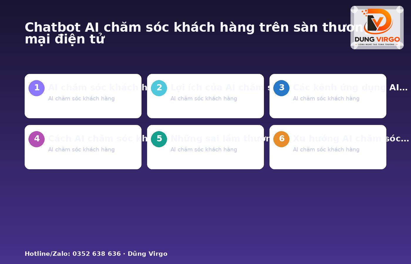 Chatbot AI chăm sóc khách hàng trên sàn thương mại điện tử