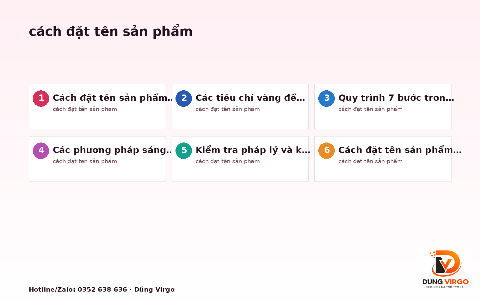 Cách đặt tên sản phẩm: Hướng dẫn từng bước để tạo tên hiệu quả