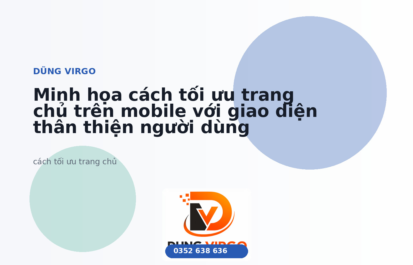 Minh họa cách tối ưu trang chủ trên mobile với giao diện thân thiện người dùng