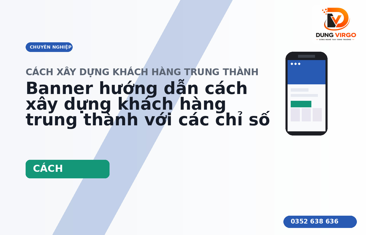 Banner hướng dẫn cách xây dựng khách hàng trung thành với các chỉ số đo lường