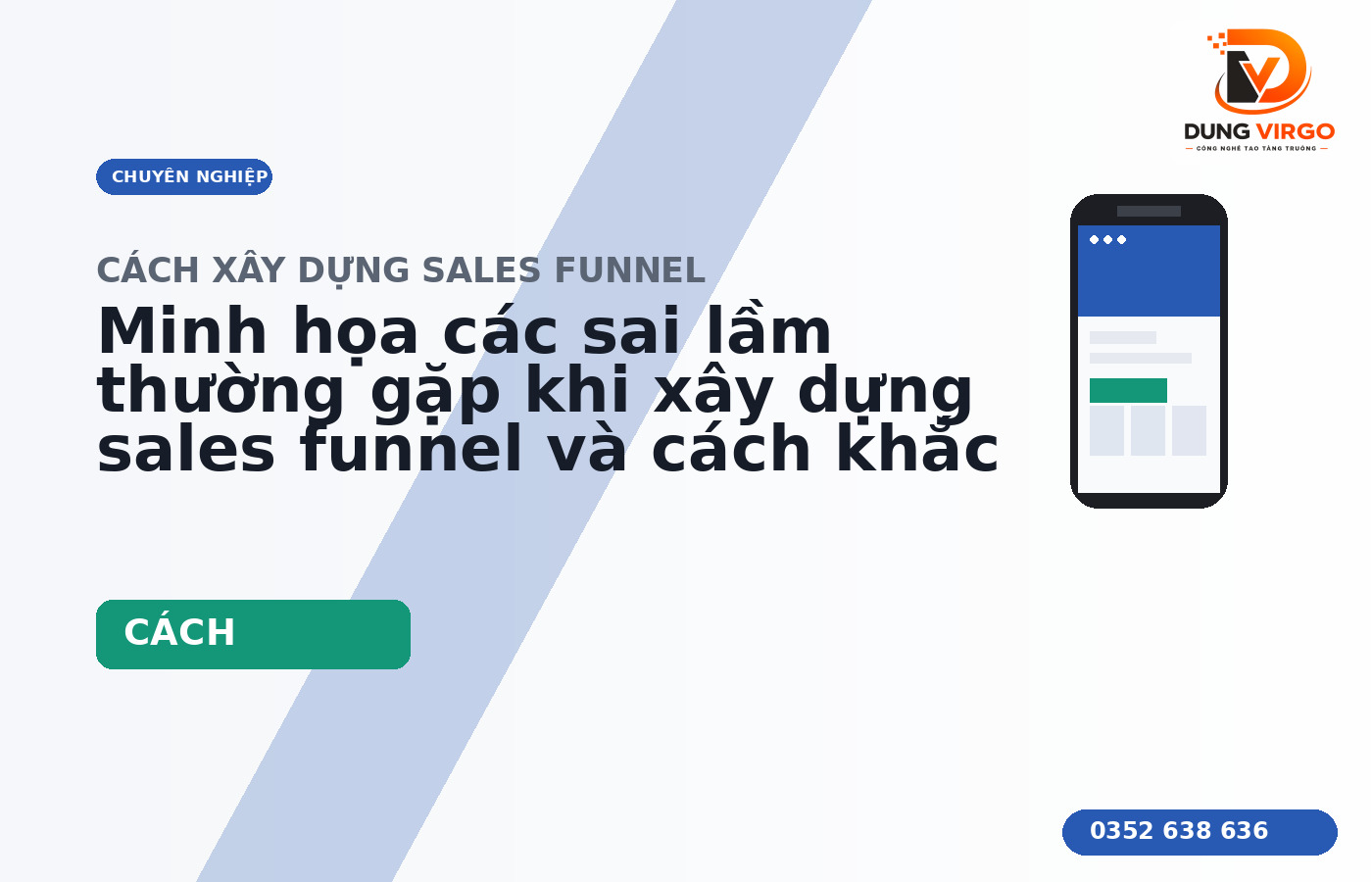 Minh họa các sai lầm thường gặp khi xây dựng sales funnel và cách khắc phục