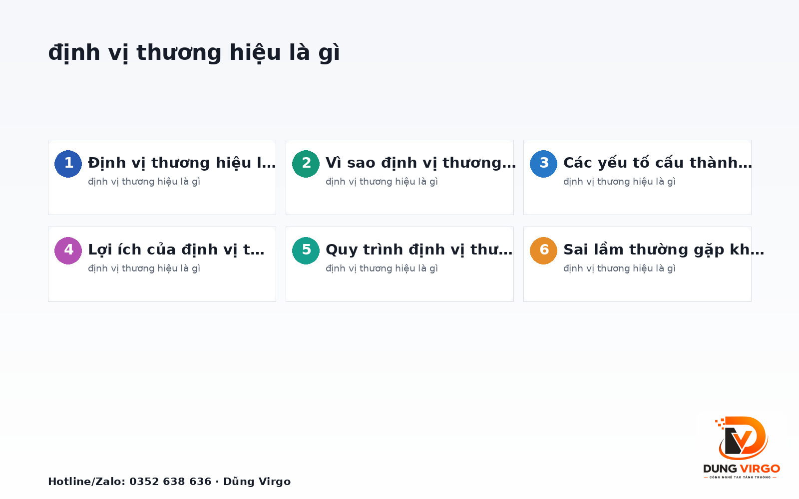 Định vị thương hiệu là gì? Hiểu đúng để khách hàng chọn bạn