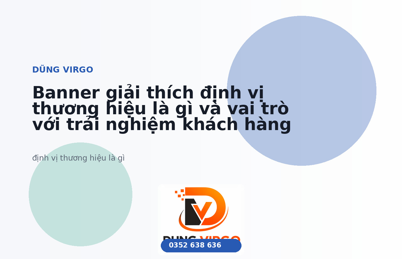 Banner giải thích định vị thương hiệu là gì và vai trò với trải nghiệm khách hàng
