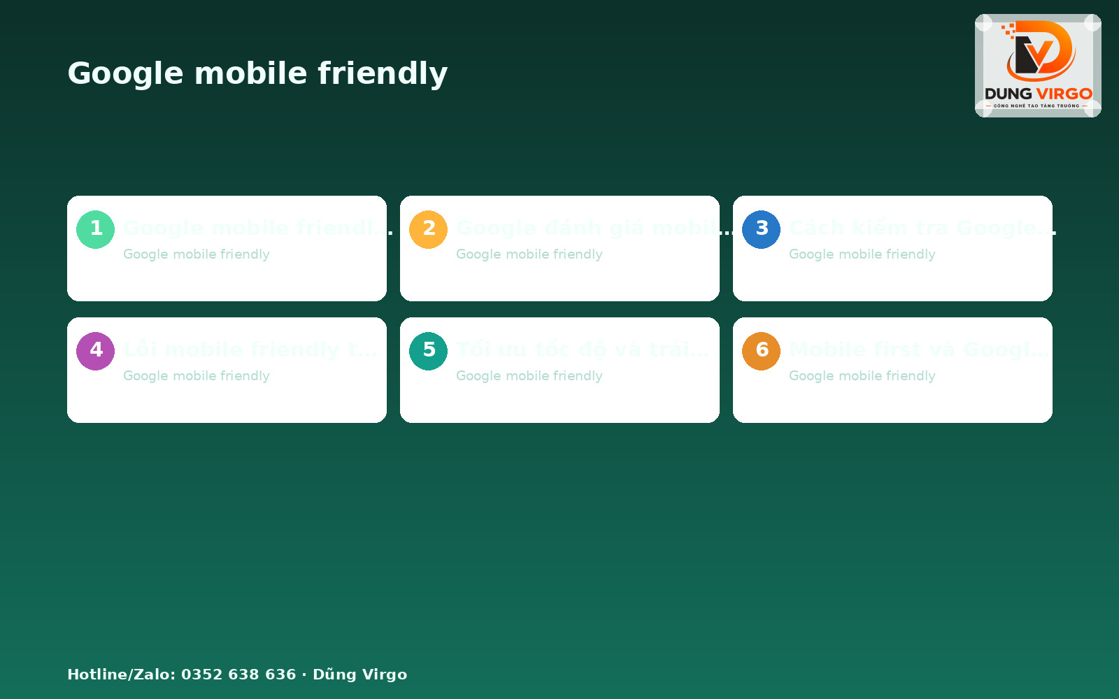 Google Mobile Friendly: Hiểu đúng và tối ưu website