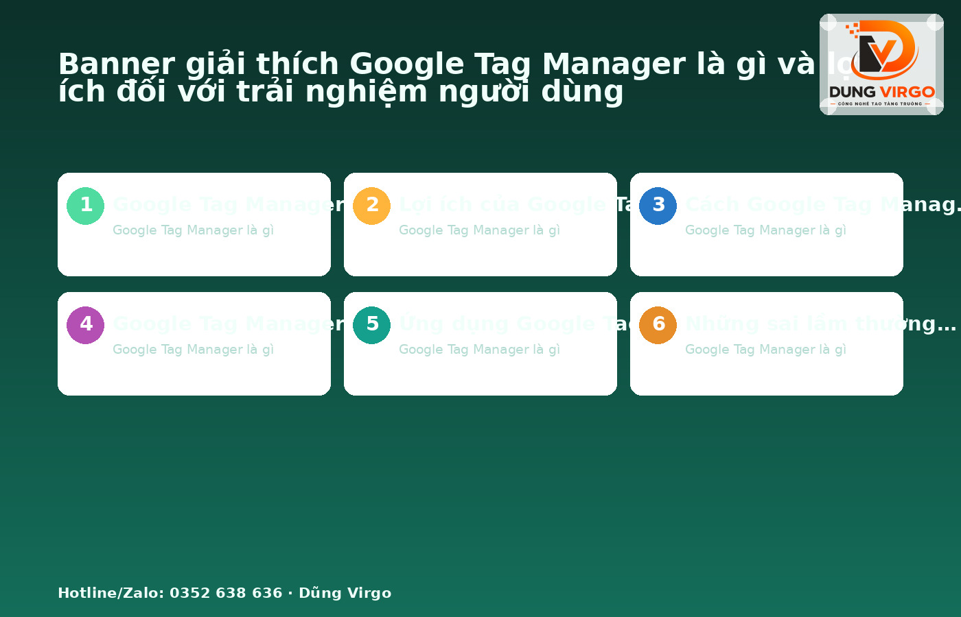 Banner giải thích Google Tag Manager là gì và lợi ích đối với trải nghiệm người dùng