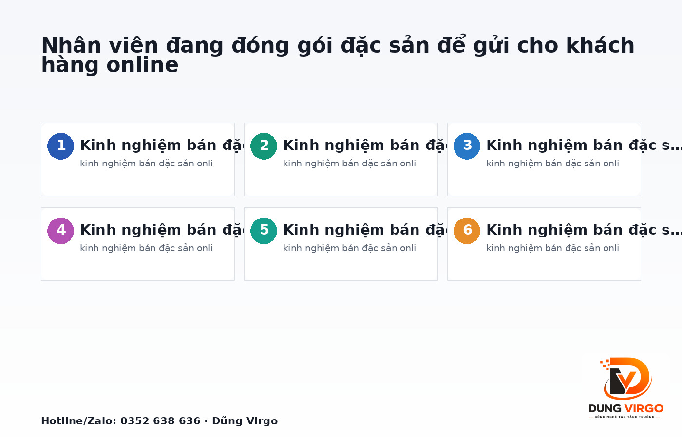 Nhân viên đang đóng gói đặc sản để gửi cho khách hàng online