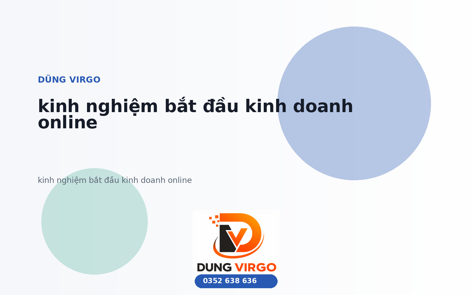 Kinh nghiệm bắt đầu kinh doanh online cho người mới
