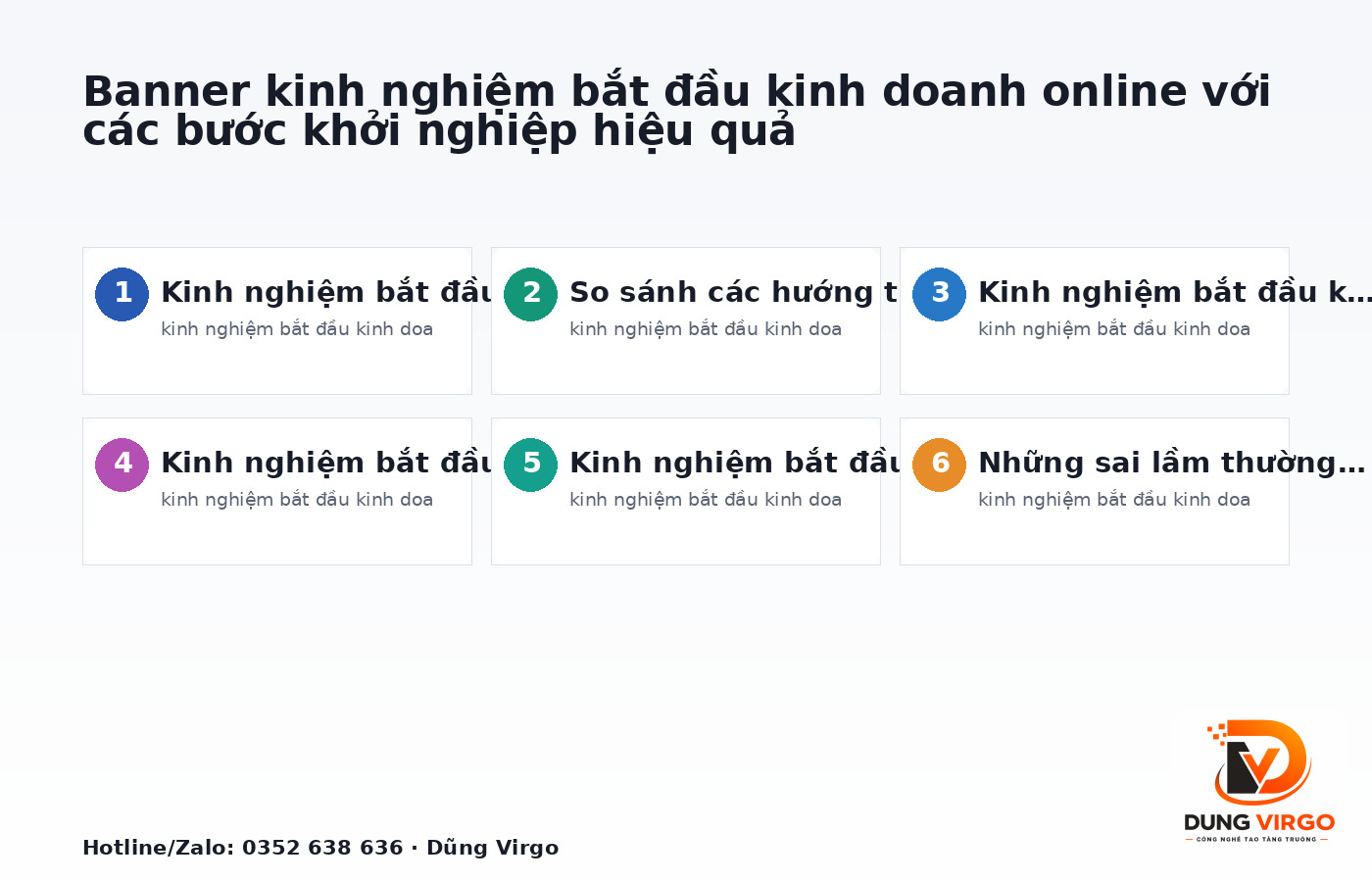 Banner kinh nghiệm bắt đầu kinh doanh online với các bước khởi nghiệp hiệu quả