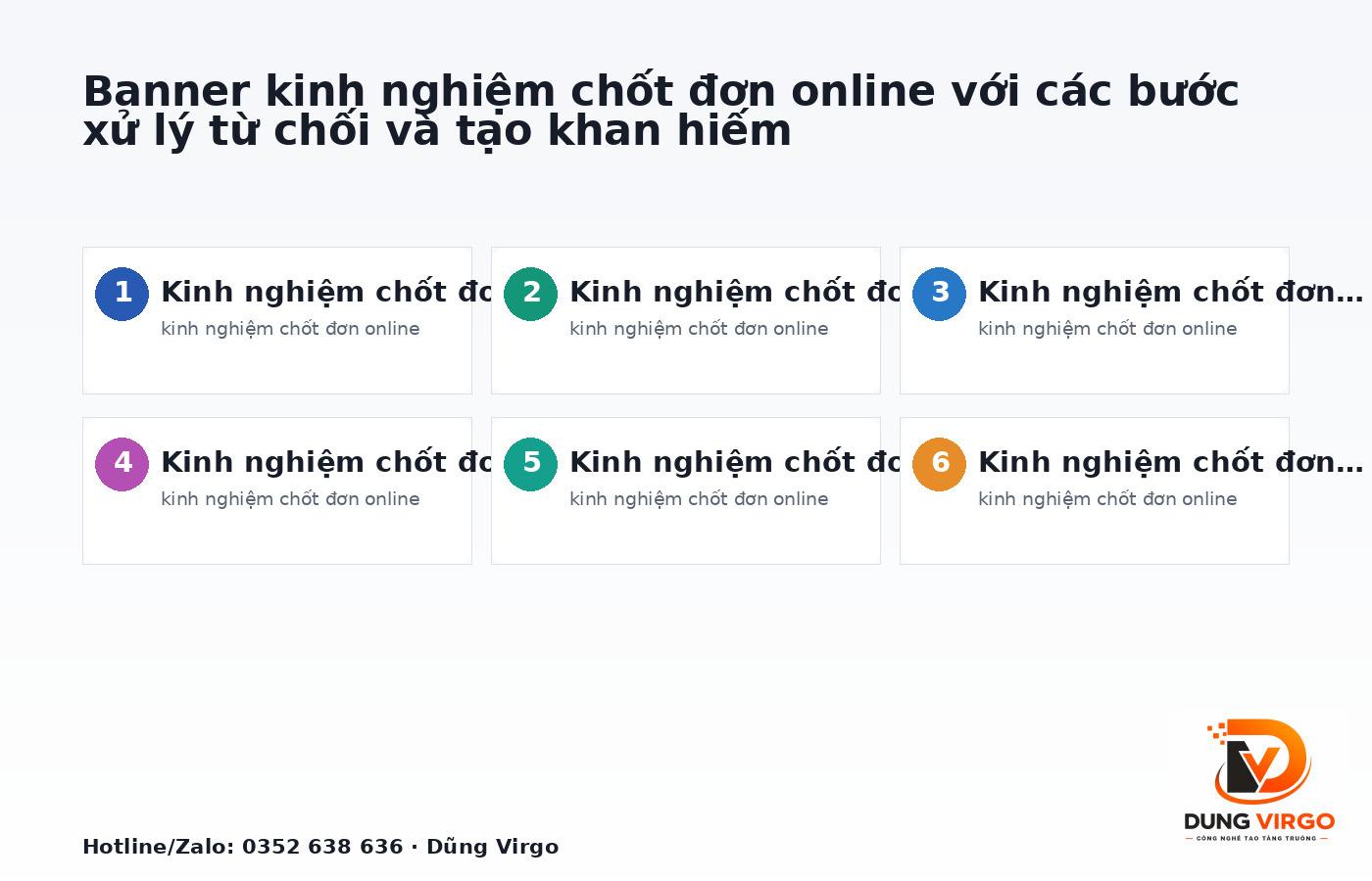 Banner kinh nghiệm chốt đơn online với các bước xử lý từ chối và tạo khan hiếm