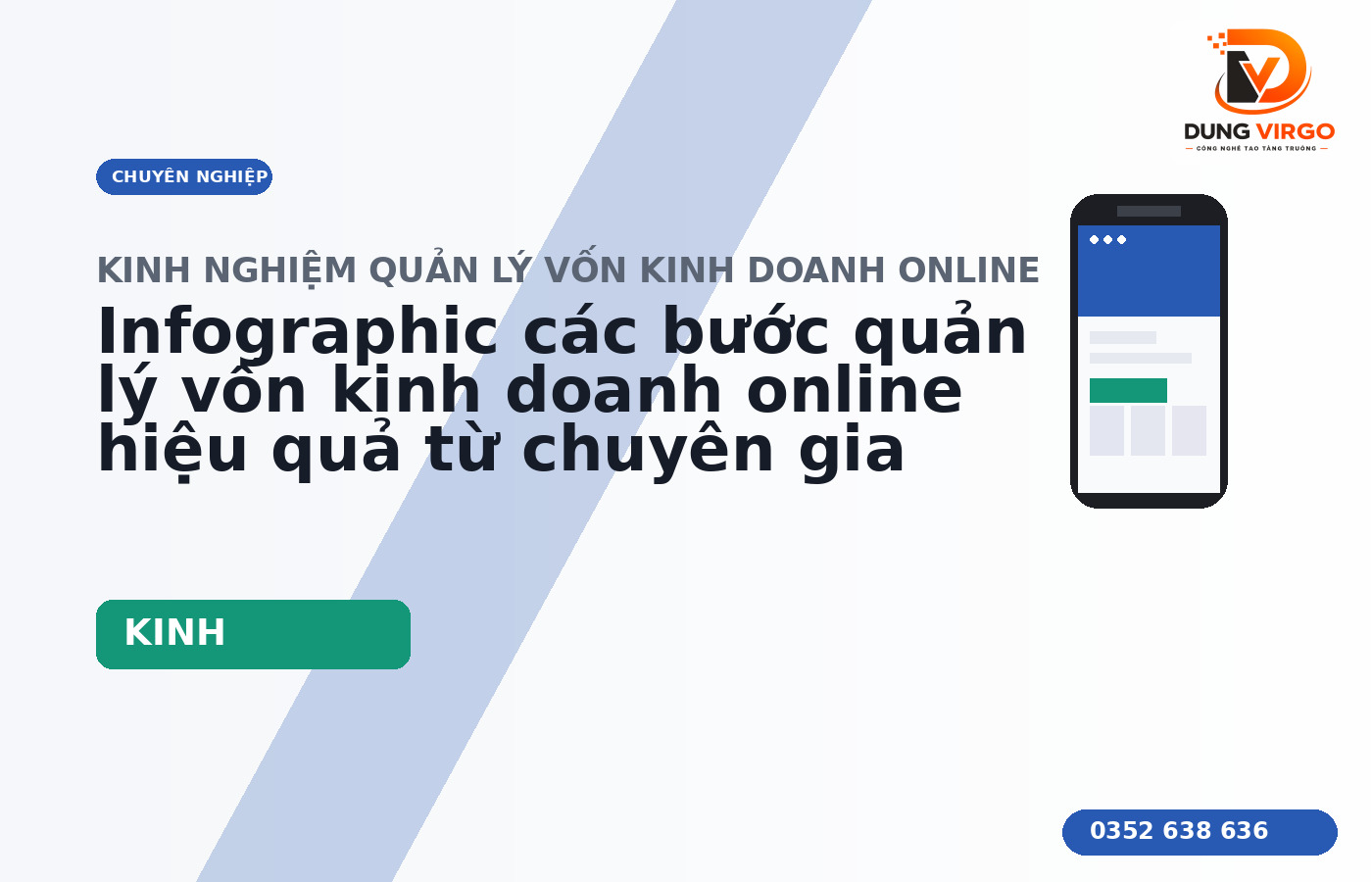 Infographic các bước quản lý vốn kinh doanh online hiệu quả từ chuyên gia