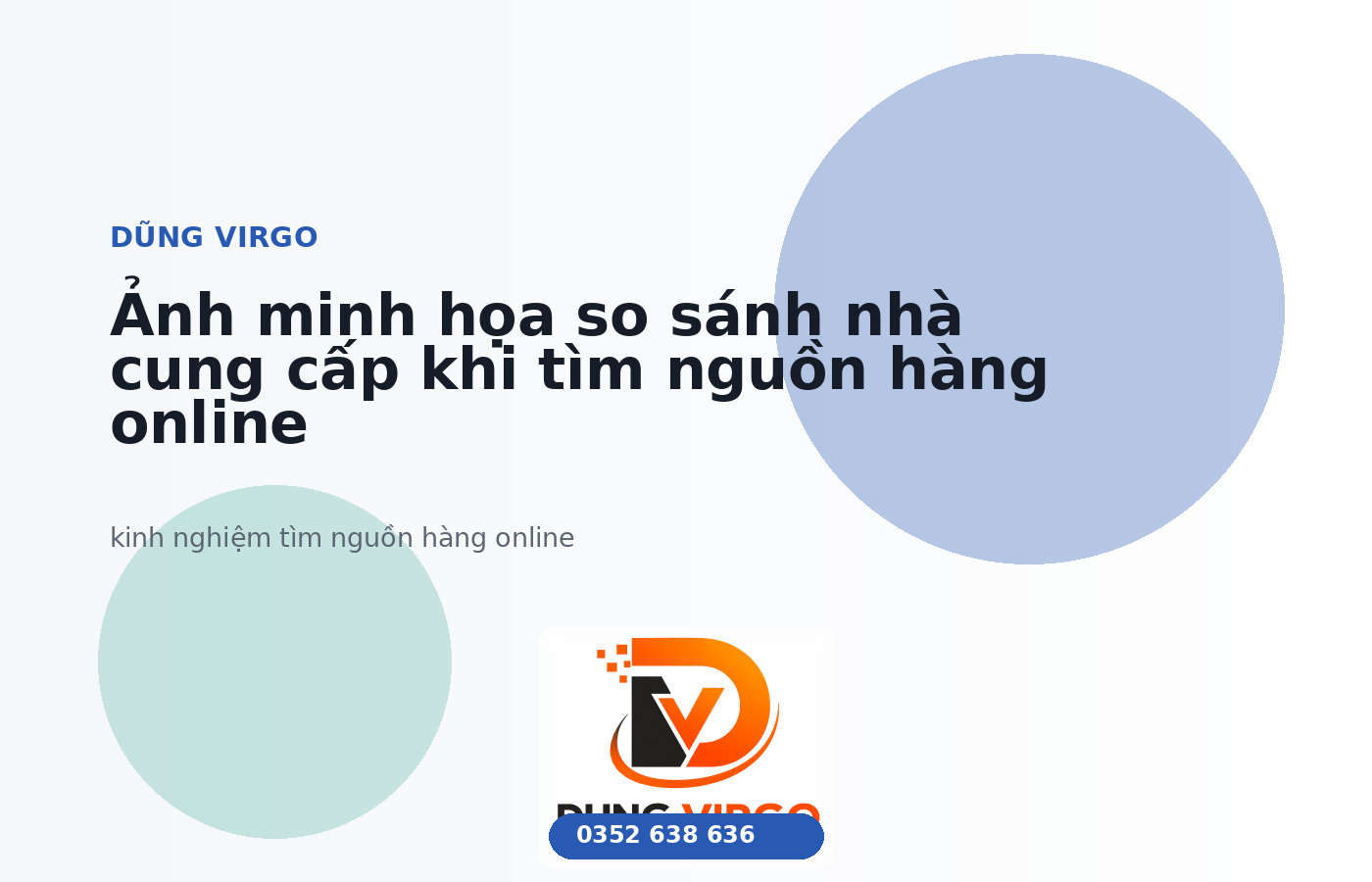Ảnh minh họa so sánh nhà cung cấp khi tìm nguồn hàng online