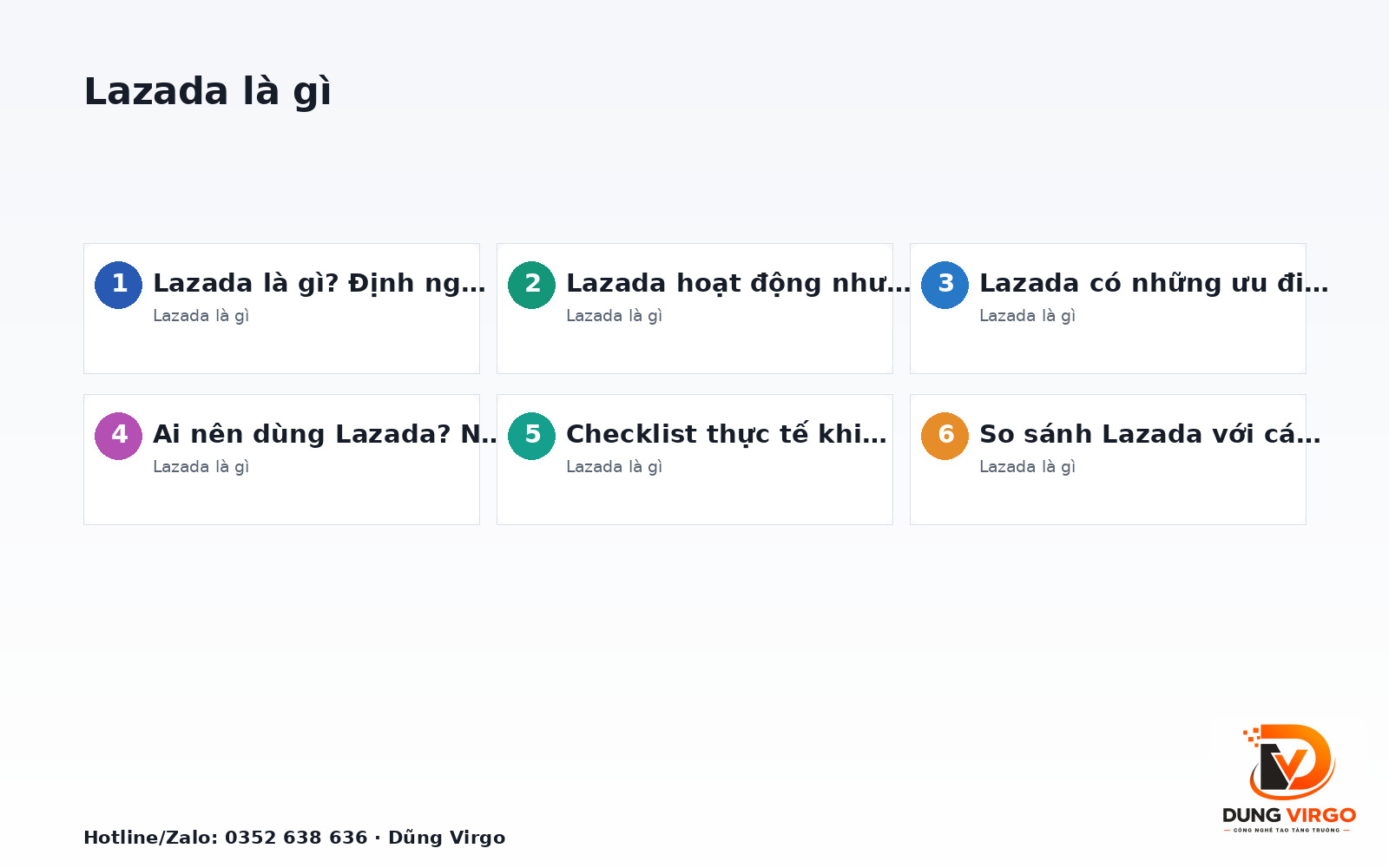 Lazada là gì? Checklist thực tế cho người mới tìm hiểu