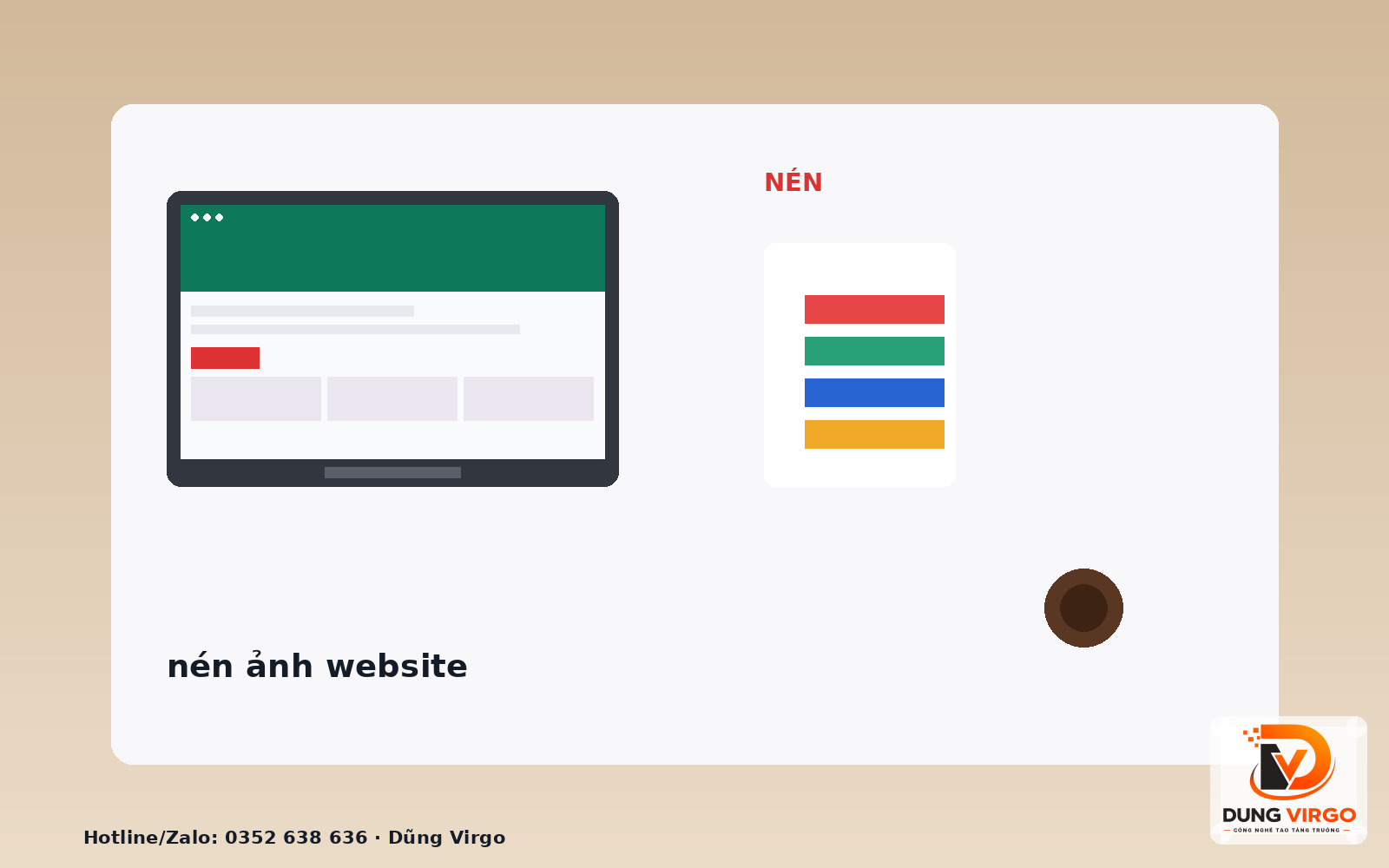 Nén ảnh website: Sai lầm phổ biến khi làm đúng