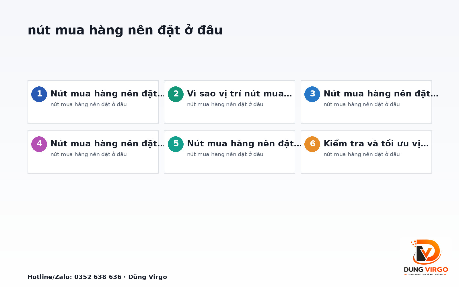 Nút mua hàng nên đặt ở đâu để tăng chuyển đổi?