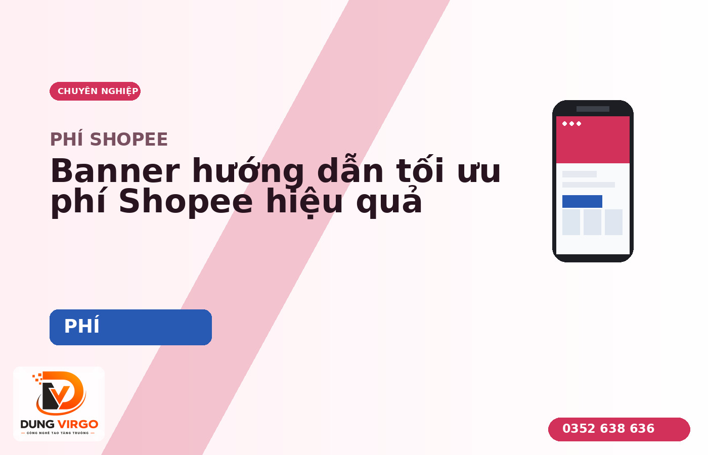 Banner hướng dẫn tối ưu phí Shopee hiệu quả