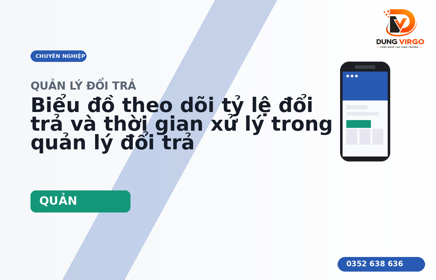 Biểu đồ theo dõi tỷ lệ đổi trả và thời gian xử lý trong quản lý đổi trả