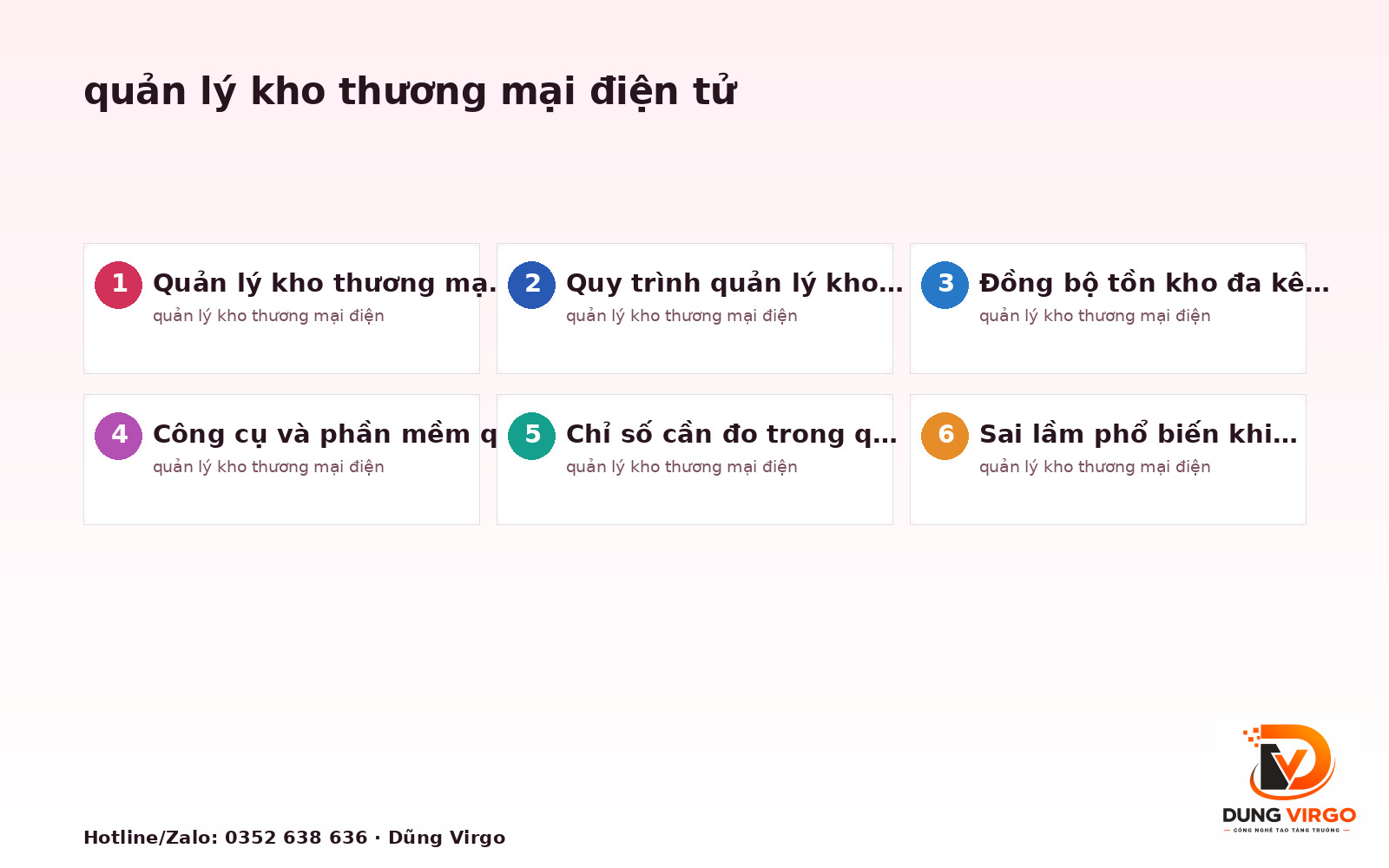 Quản lý kho thương mại điện tử: Hướng dẫn thực chiến 2025