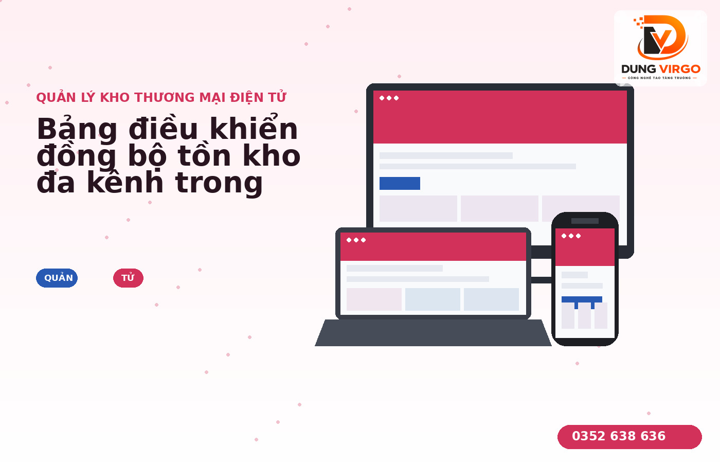 Bảng điều khiển đồng bộ tồn kho đa kênh trong quản lý kho thương mại điện tử