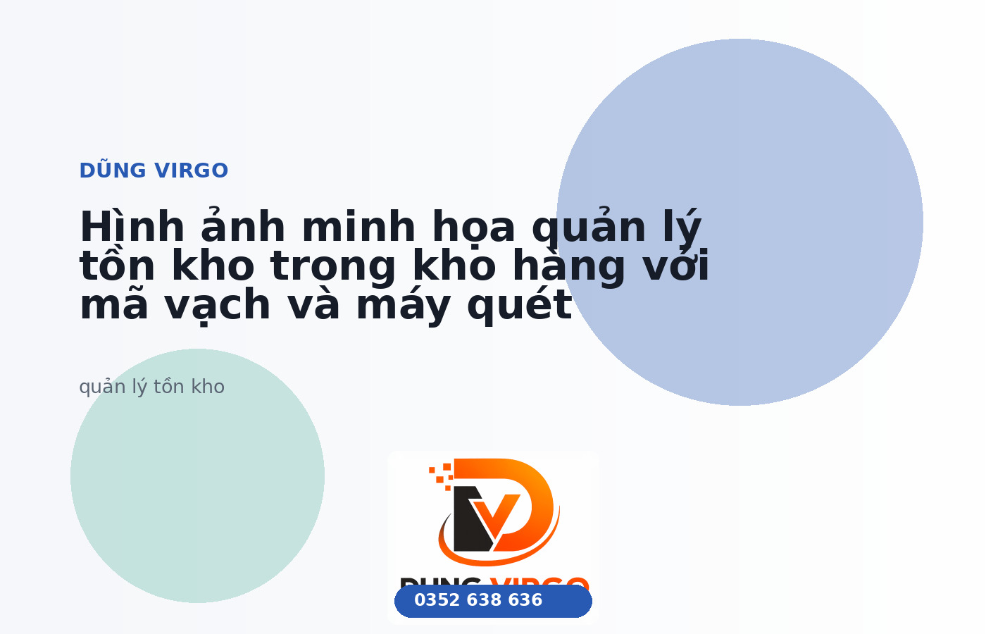 Hình ảnh minh họa quản lý tồn kho trong kho hàng với mã vạch và máy quét