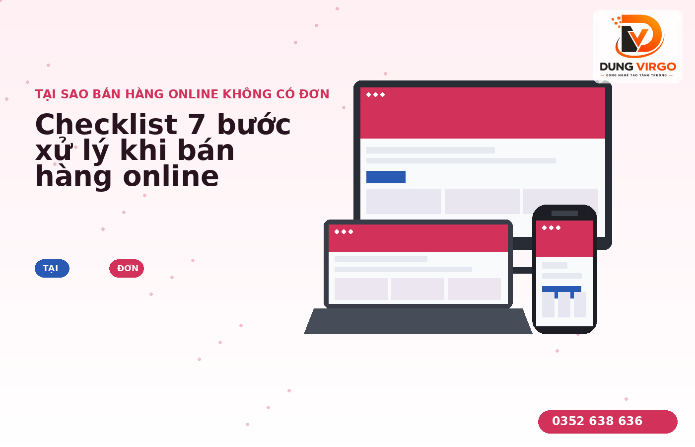 Checklist 7 bước xử lý khi bán hàng online không có đơn