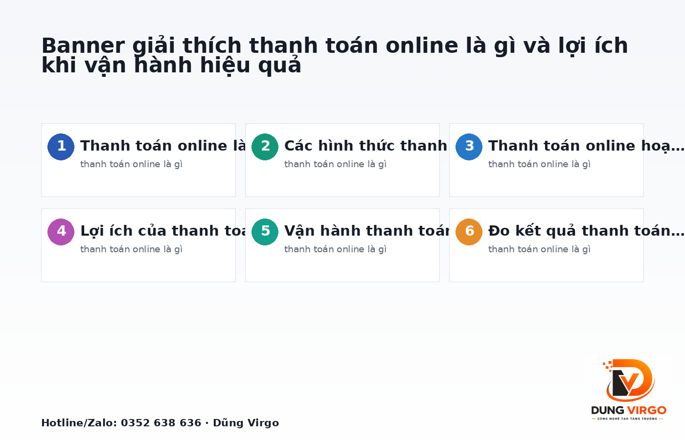 Banner giải thích thanh toán online là gì và lợi ích khi vận hành hiệu quả