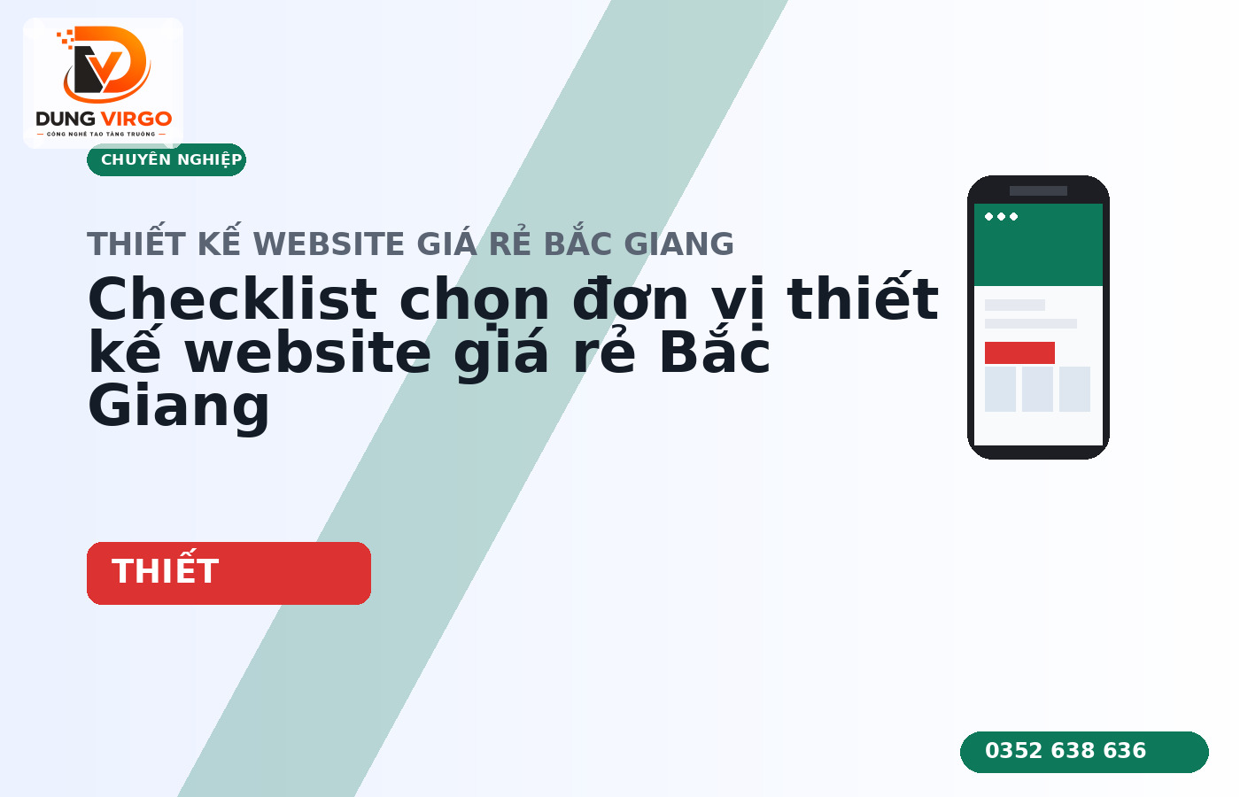 Checklist chọn đơn vị thiết kế website giá rẻ Bắc Giang