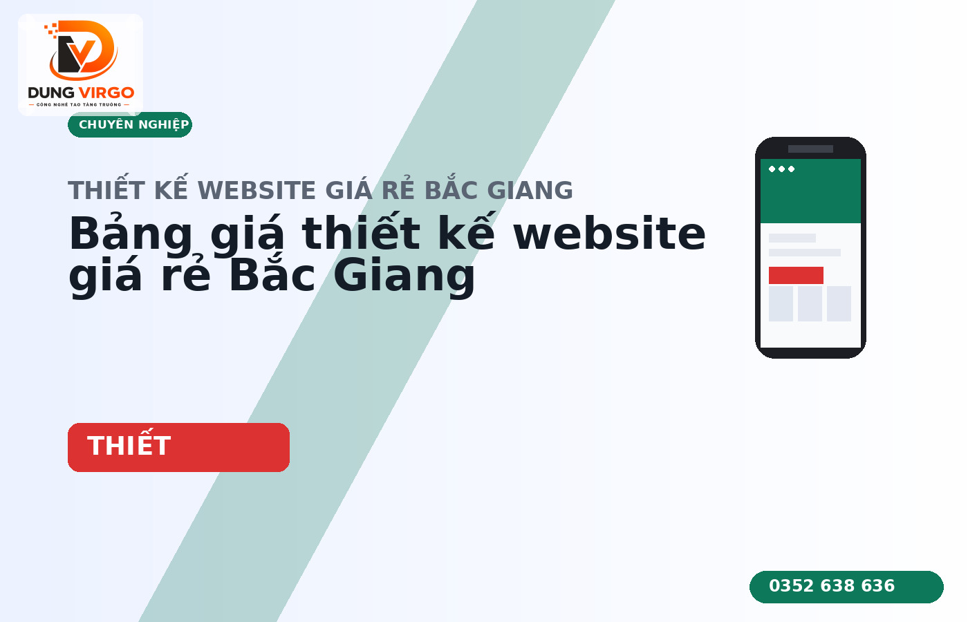 Bảng giá thiết kế website giá rẻ Bắc Giang