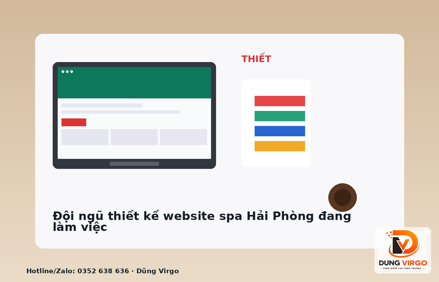 Đội ngũ thiết kế website spa Hải Phòng đang làm việc