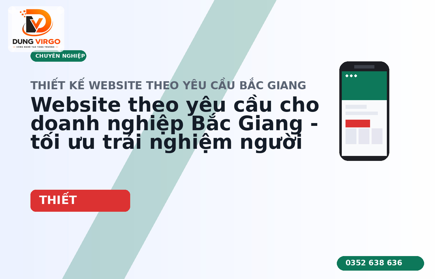 Website theo yêu cầu cho doanh nghiệp Bắc Giang - tối ưu trải nghiệm người dùng