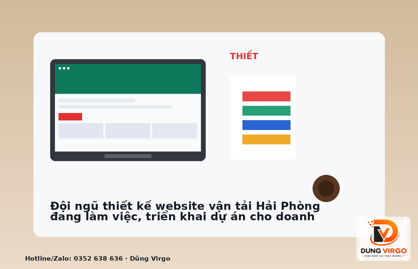 Đội ngũ thiết kế website vận tải Hải Phòng đang làm việc, triển khai dự án cho doanh nghiệp logistics