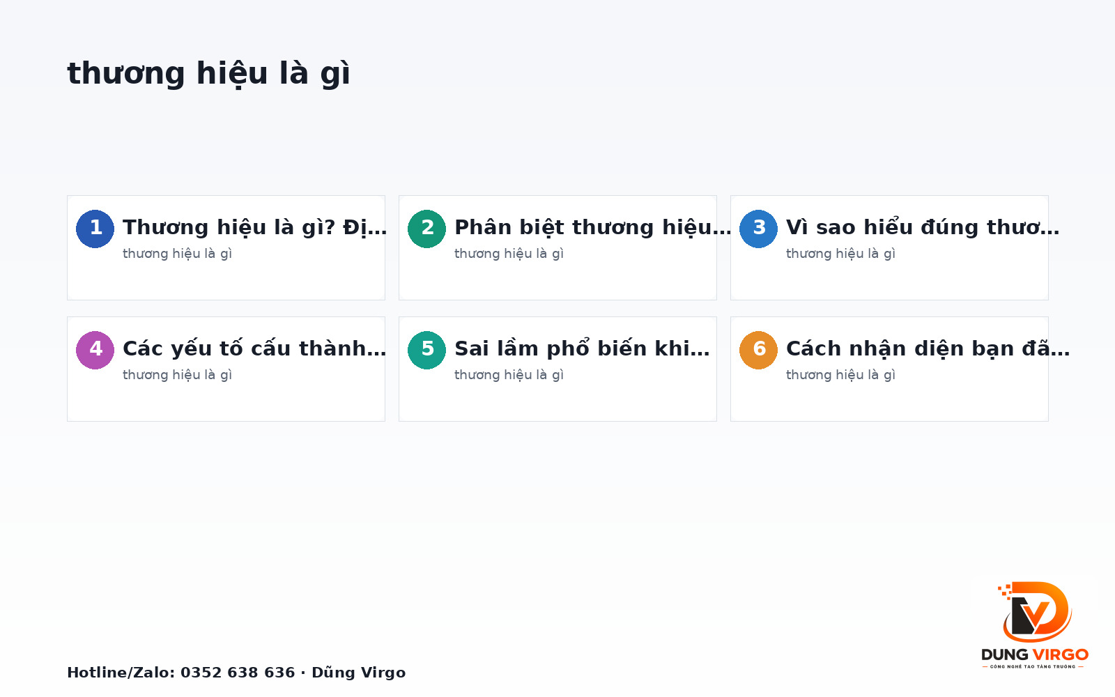 Thương hiệu là gì? Hiểu đúng để không mắc sai lầm