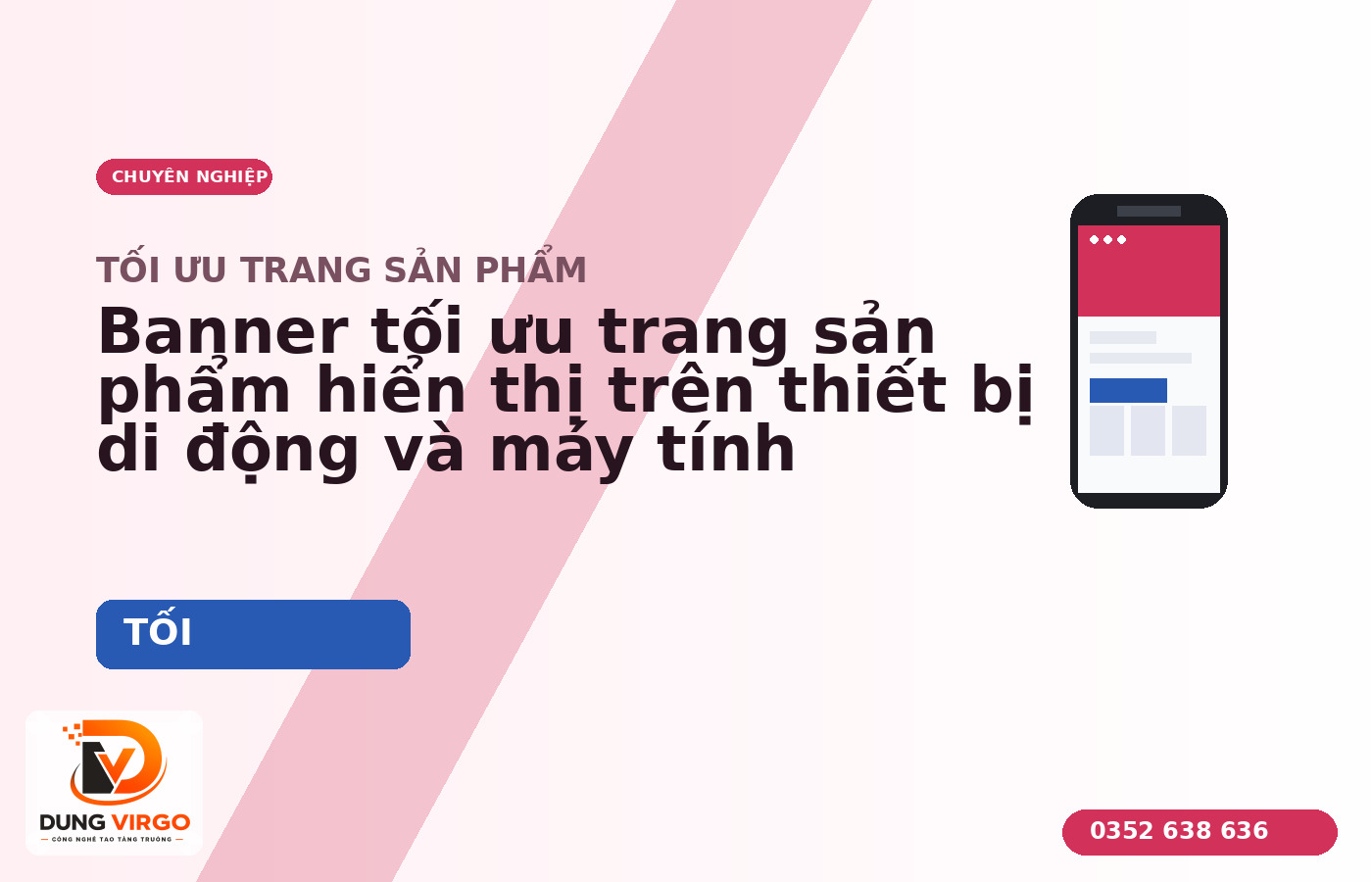 Banner tối ưu trang sản phẩm hiển thị trên thiết bị di động và máy tính