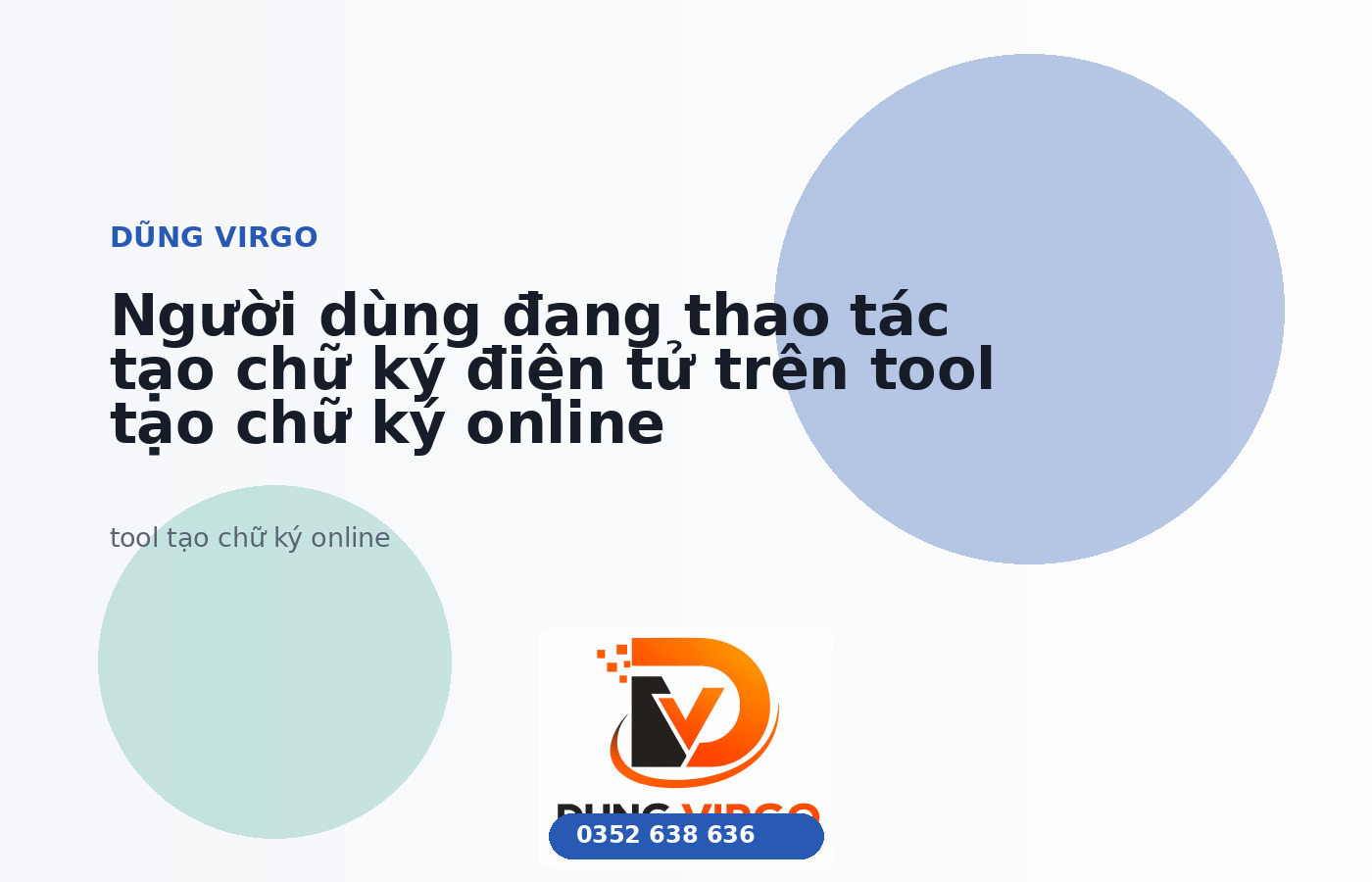 Người dùng đang thao tác tạo chữ ký điện tử trên tool tạo chữ ký online