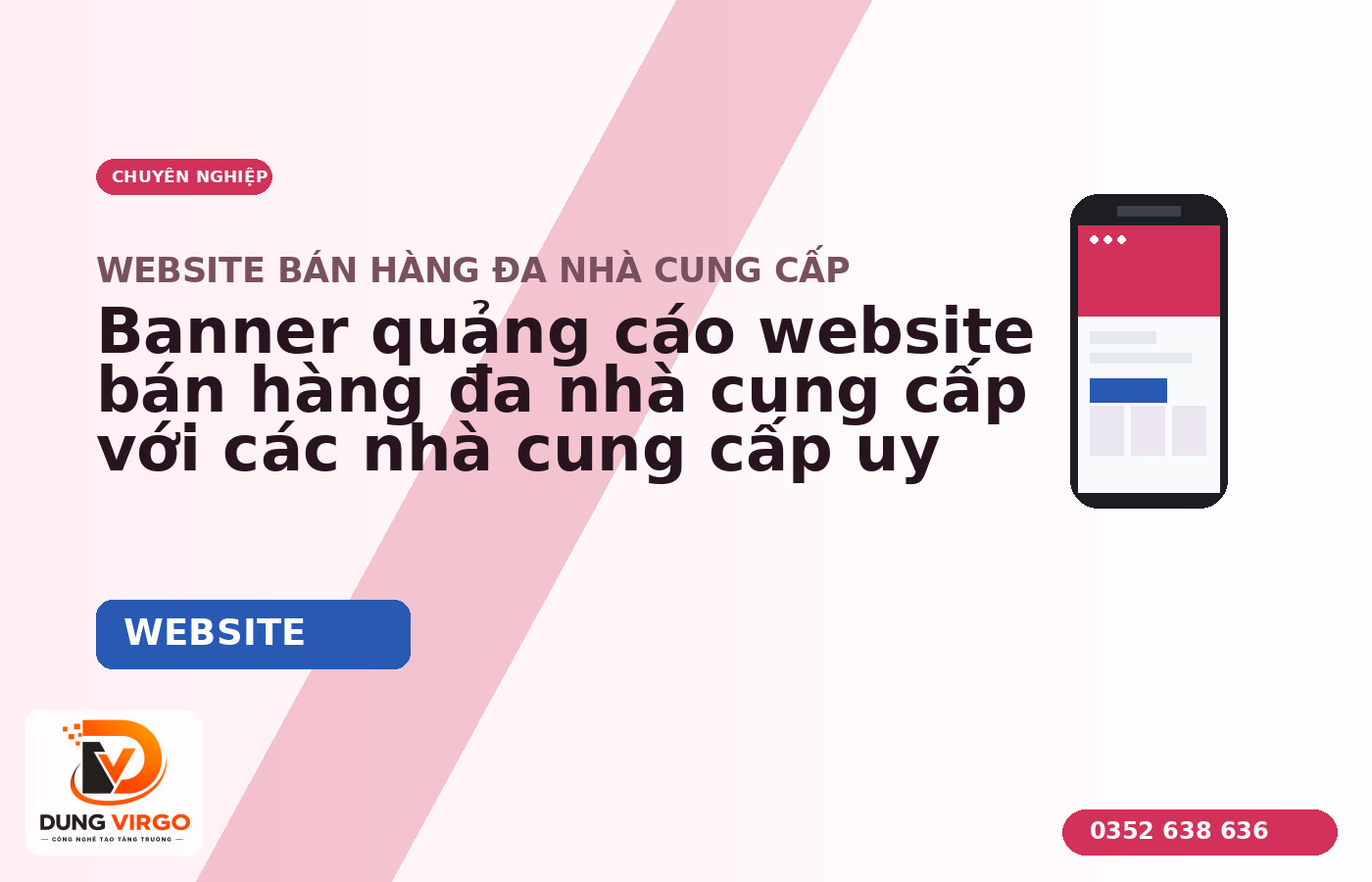 Banner quảng cáo website bán hàng đa nhà cung cấp với các nhà cung cấp uy tín