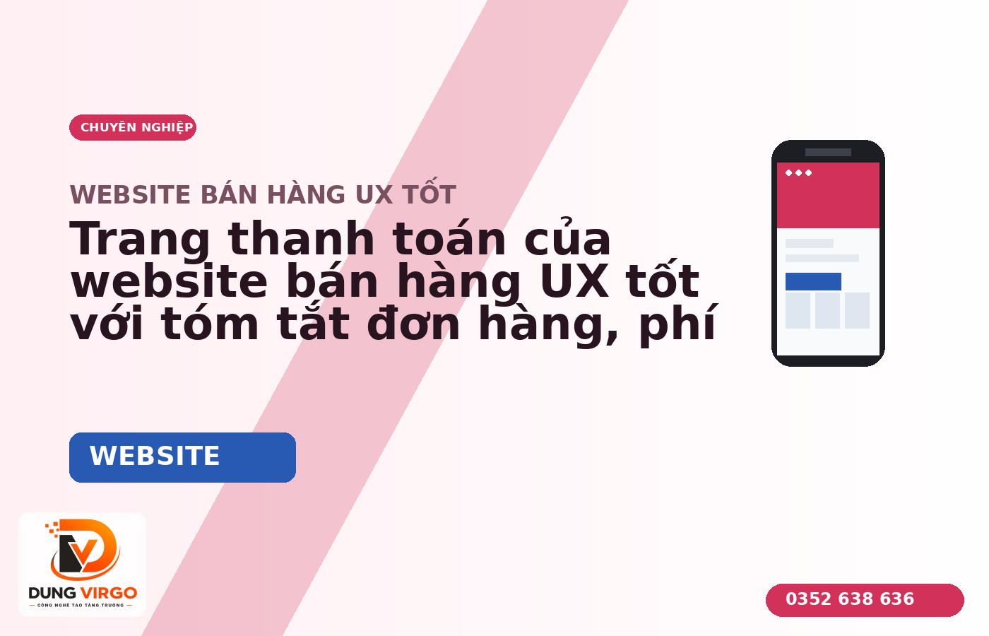 Trang thanh toán của website bán hàng UX tốt với tóm tắt đơn hàng, phí vận chuyển và nhiều phương thức thanh toán