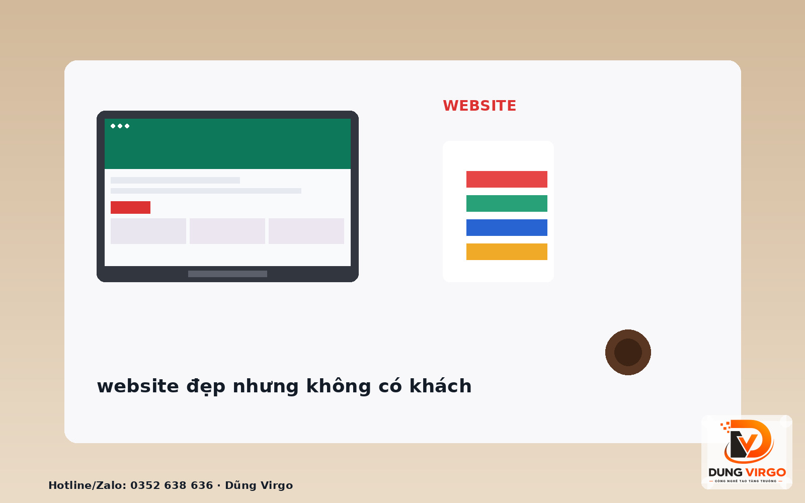 Website đẹp nhưng không có khách: 7 nguyên nhân & cách khắc phục