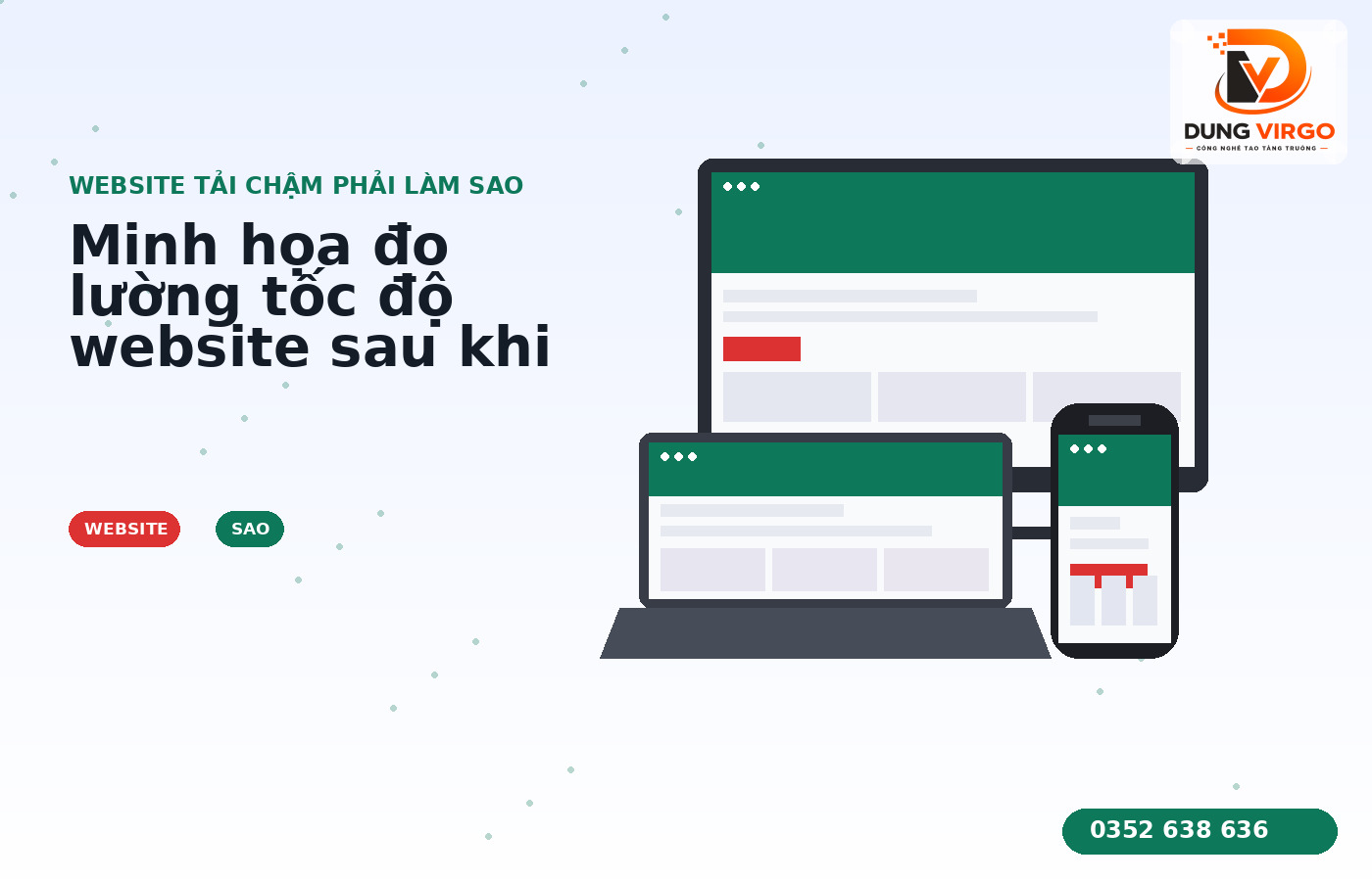 Minh họa đo lường tốc độ website sau khi xử lý website tải chậm phải làm sao